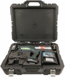 Gorilla Pistol Grip Press Tool Kit for Copper & Steel Fittings, 32kN Force, 350 Jaw Rotation