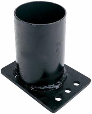 3.8 Inch Round Post Adapter for HPD Series Sign Post Driver