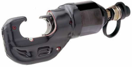 12-Ton Remote Hydraulic Crimping Head, 1.65 Inch Opening, PVC Covered