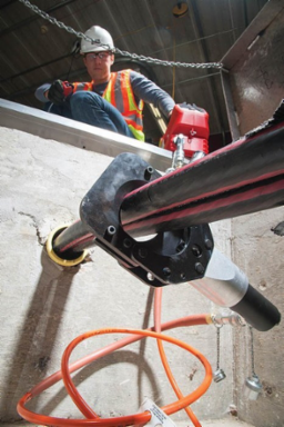 Remote Cable Cutter Head for Copper/Aluminum Cables up to 4 Inch, 17-1/2 Inch Length