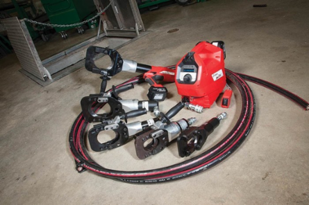 Remote Hydraulic ACSR Cable Cutter, 13-1/2 Inch Length, 350 Rotating Head