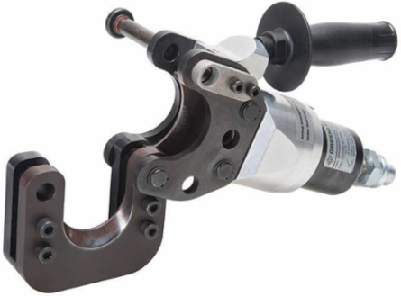 Remote Hydraulic Cable Cutter, 15 Inch Length, Cuts ACSR 2515 kcmil, Ground Rod 3/4 Inch