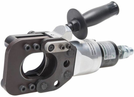 Remote Hydraulic Cable Cutter, 15 Inch Length, Cuts ACSR 2515 kcmil, Ground Rod 3/4 Inch
