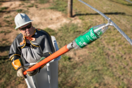TAG Contact Voltage Detector 12-35KV Line-to-Line, 10 Inch Length, Audible & Visual Alert