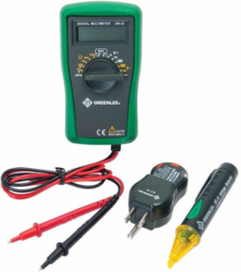 Basic Electrical Tool Kit, 10 x 8 x 3 Inch, Includes DM-25, GT-11, GT-10