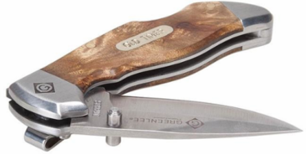 Folding Knife 2-1/4 Inch Stainless Steel Drop Point with Desert Ironwood Handle