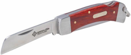 Folding Knife, 2-1/4 Inch Stainless Steel Blade, Rosewood Handle, Lock-Back