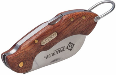Folding Knife 2-5/8 Inch Stainless Steel Hawk Bill with Rosewood Handle