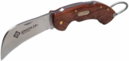 Folding Knife 2-5/8 Inch Stainless Steel Hawk Bill with Rosewood Handle