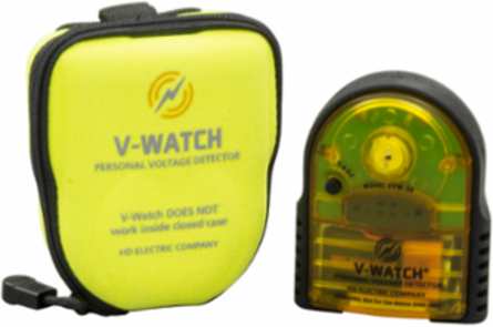 V-WATCH Personal Voltage Detector with Flame Resistant Case, 3.5 Inch Length, 2400VAC+ Detection