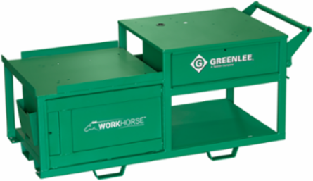 WORKHORSE All-In-One Utility Cart, 2000 lbs Capacity, Steel, Lockable Storage
