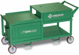 WORKHORSE All-In-One Utility Cart, 2000 lbs Capacity, Steel, Lockable Storage