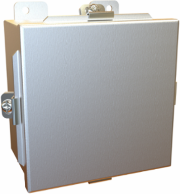 NEMA 4 ALUM ENCL 6X6X4 - 6 x 6 x 4