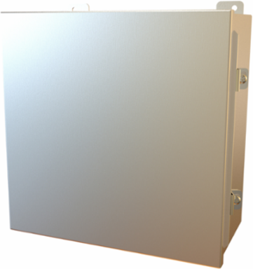 N4X Junction Box - 12 Inch x 12 Inch x 6 Inch, Stainless Steel, IP66