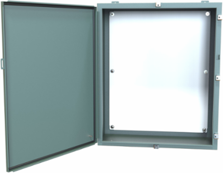 Wallmount Panel Enclosure 36 Inch x 30 Inch x 12 Inch, Mild Steel, IP66, 136 lbs
