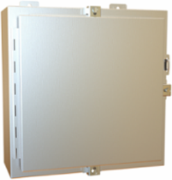 N4X Wallmount Enclosure 16 Inch x 16 Inch x 6 Inch, Stainless Steel, 30 lbs