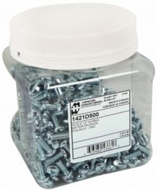 10-32 X 1/2 Inch Screw Pack of 500, Weight 3 lbs, RoHS Compliant