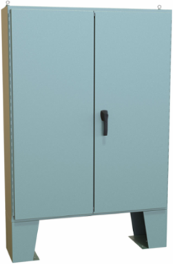 NEMA12 TWO DR ENCL.C/W MTG FT - 60.13 x 48.06 x 12.69