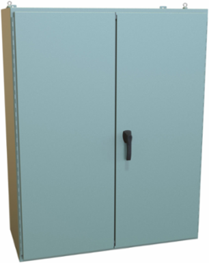 NEMA12 TWO DR ENCL 60X48X20 - 60.13 x 48.06 x 20.69