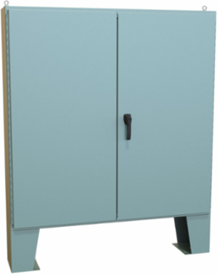 NEMA12 TWO DR ENCL.C/W MTG FT - 60.13 x 60.06 x 10.69