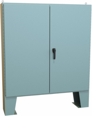 NEMA12 TWO DR ENCL.C/W MTG FT - 60.13 x 60.06 x 12.69