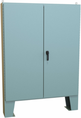 NEMA12 TWO DR ENCL.C/W MTG FT - 72.13 x 60.06 x 10.69