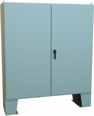 PNL ENCL CW 12" FLOOR MTG FT - 72.13 x 72.06 x 20.69