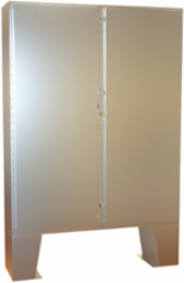 N4X 2 DOOR FLOORMOUNT ENCL - 60.13 x 48.06 x 12.69