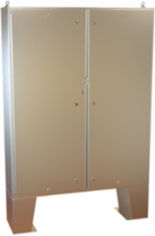 N4X 2 DOOR FLOORMOUNT ENCL - 60.13 x 48.06 x 12.69
