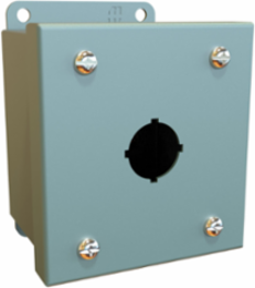 Pushbutton Enclosure 22.5mm x 3.3 Inch x 2.8 Inch, Mild Steel, IP54