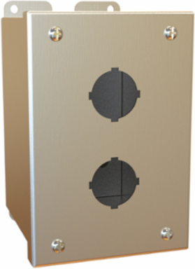 Stainless Steel Pushbutton Enclosure 6 x 4 x 4.75 Inch, IP66, 3 lbs