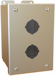 Stainless Steel Pushbutton Enclosure 6 x 4 x 4.75 Inch, IP66, 3 lbs