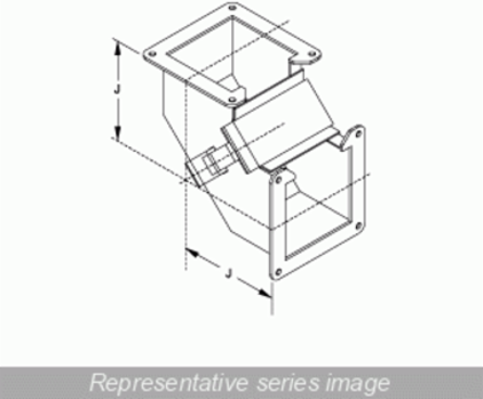 90 Inch Elbow Inside Opening, Fits 4 x 4, Steel, 5 lbs