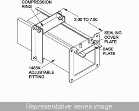 ADJUSTABLE FITTING 8"