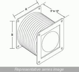N4X WIREWAY 8X8 FLEX FITTING - 8 x 8 x 8