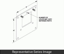 NEMA4XWIREWAY 8X8 REDUCER 8TO6