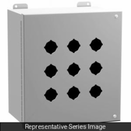N12 Hinged Push Button Enclosure 19.5 Inch x 16.3 Inch x 6 Inch, IP54