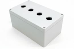 N4X Push Button Enclosure - 7.9 Inch x 4.7 Inch x 3.5 Inch, IP66, Polycarbonate
