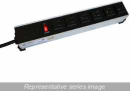 Heavy Duty Outlet Strip with 4 Outlets, 15 Amp, 15 Foot Cord