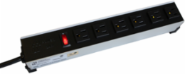 6 Outlet Heavy Duty Power Strip, 15A, 6 ft Cord, 14 Inch x 2 Inch x 2 Inch