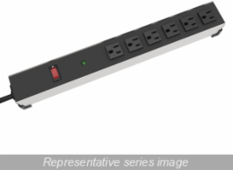 SURGE, 6 OUTLET, LED, 15' CORD, Outlet Strip Type - Heavy Duty