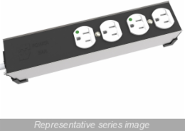 6 Outlet Heavy Duty Hospital Power Strip, 14 Inch x 2 Inch x 2 Inch, 15A