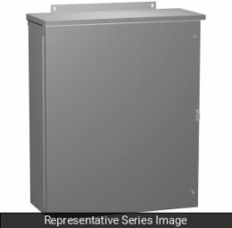 3R Hinge Cover 16 x 16 x 6 Inch - Galvanized Steel, 18 lbs, IP24