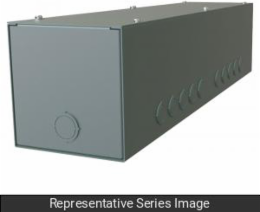 TYPE 1 GUTTER TROUGH W/KO - 4 - 4 x 4 x 12