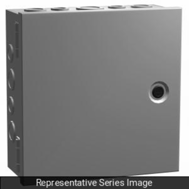 HINGE COVER W/KO'S 10X10X4 - 10 x 10 x 4