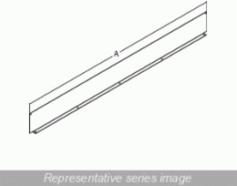 60 Inch Barrier 8 x 8 Steel - 11 lbs