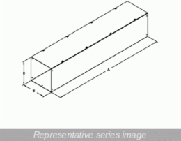 SC STR SECTION 12X12X72 W/O KO - 12 x 12 x 72