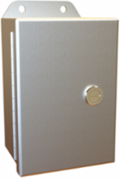 ECLIPSE JR. ALUM - 1 DR WALLMT - 6 x 4 x 3