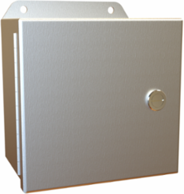 ECLIPSE JR. ALUM - 1 DR WALLMT - 6 x 6 x 4