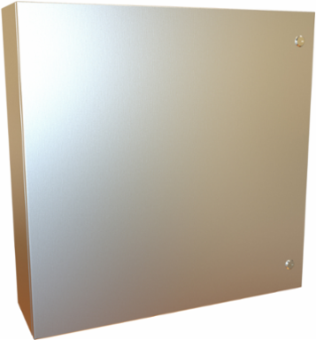 30 x 30 x 8 Inch Stainless Steel Wall Mount Enclosure, IP66 Rated, 67 lbs